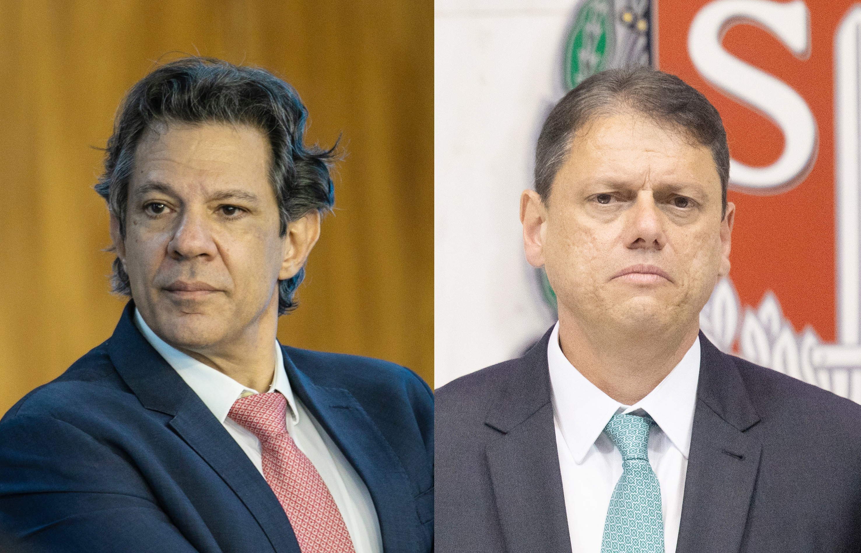 Tarcísio lidera em SP com 46% das intenções de votos e Haddad aparece com 30%, aponta Datafolha