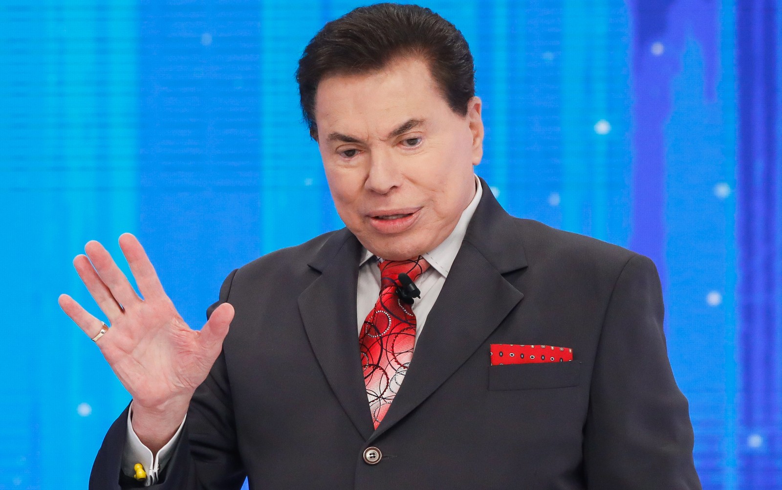 Aos 90 anos, Silvio Santos mantém audiência mesmo com reprises — Foto: Alan Santos/PR