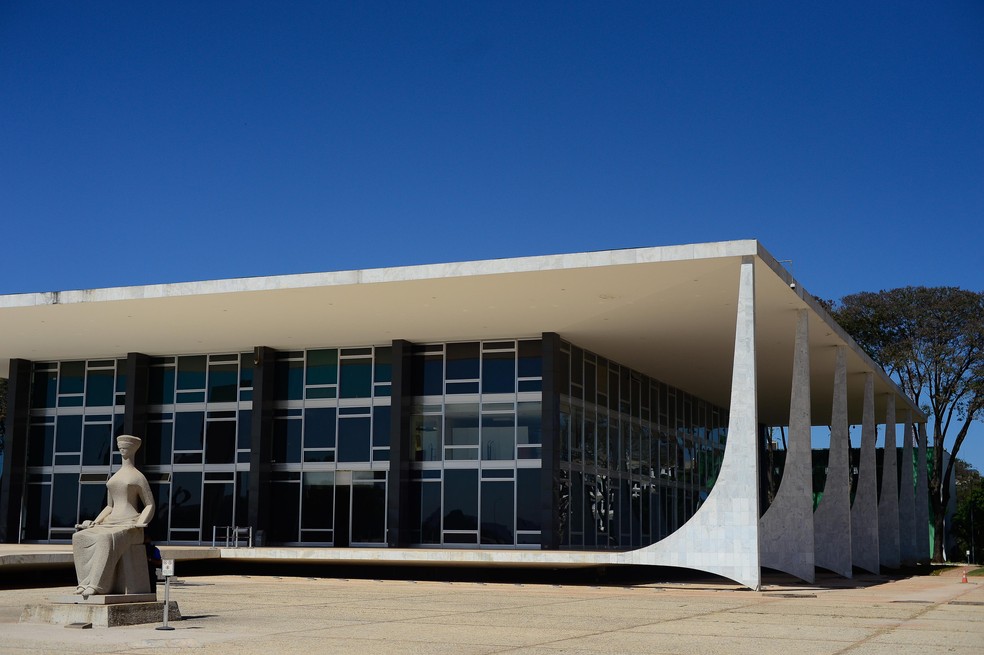 Fachada do edifício sede do Supremo Tribunal Federal - STF — Foto:  Marcello Casal Jr/Agência Brasil