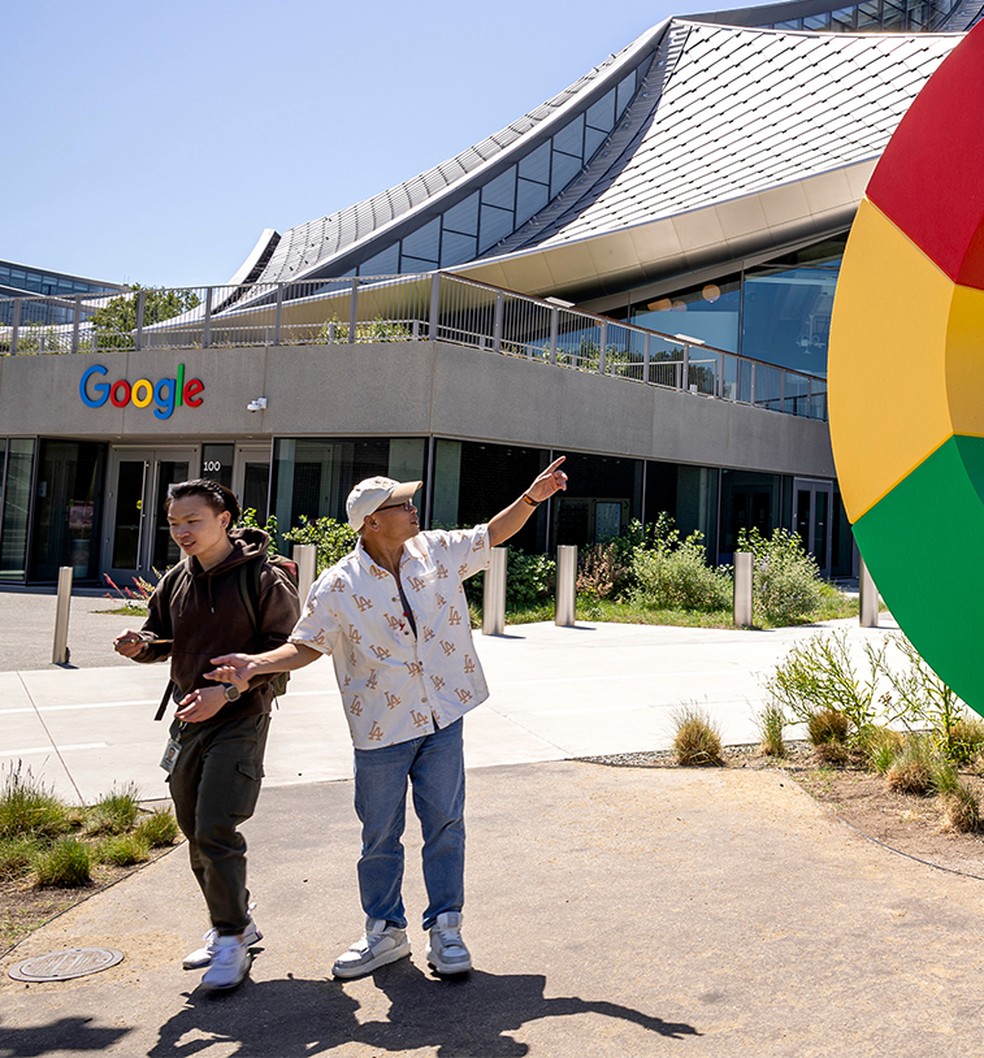 Vale do Silício, que concentra empresas de inovação, muitas das quais buscam novas fontes de capital para financiar centenas de bilhões de dólares em IA — Foto: David Paul Morris/Bloomberg