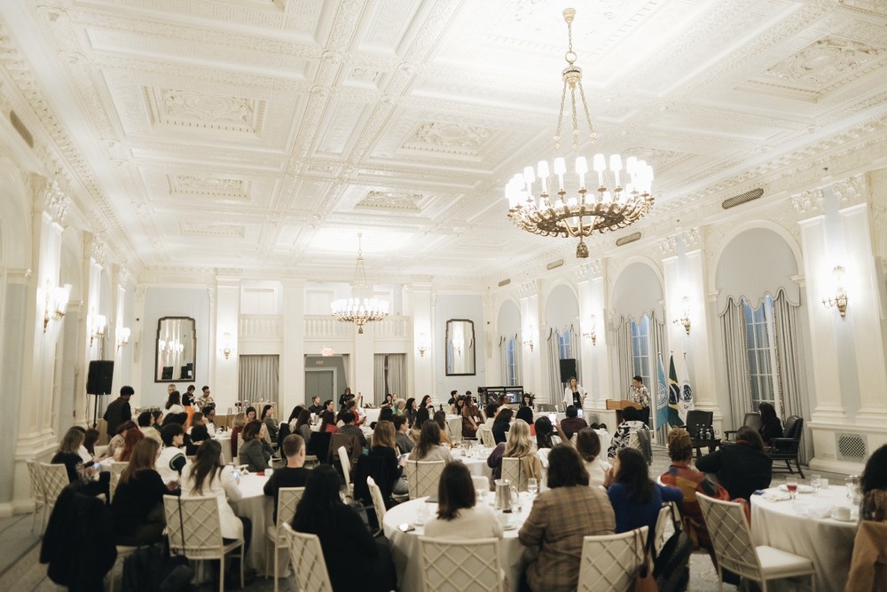 Evento organizado pelo Pacto Global da ONU no Brasil em Nova York para falar de temas de empoderamento feminino e igualdade de gênero — Foto: Fabio Ura/99Jobs