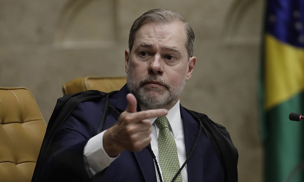 Ministro Dias Toffoli em audiência pública no STF.