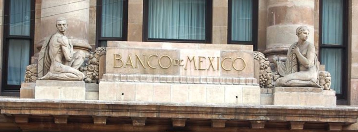 BC do México reduz taxa de juros de referência em 0,5 ponto, para 9,5%