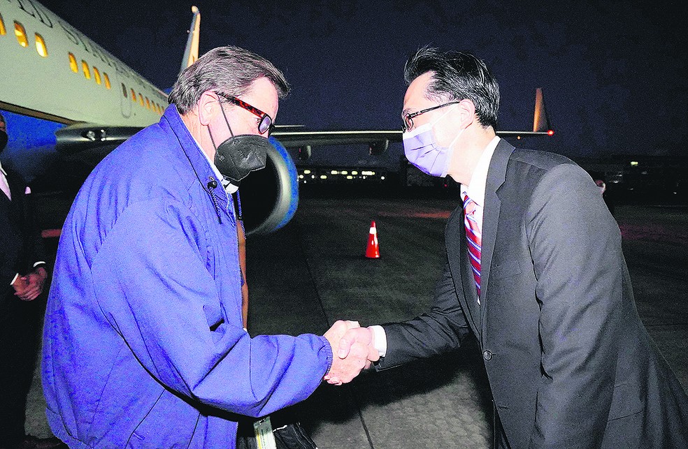  — Foto: Ministério de Relações Exteriores de Taiwan via AP