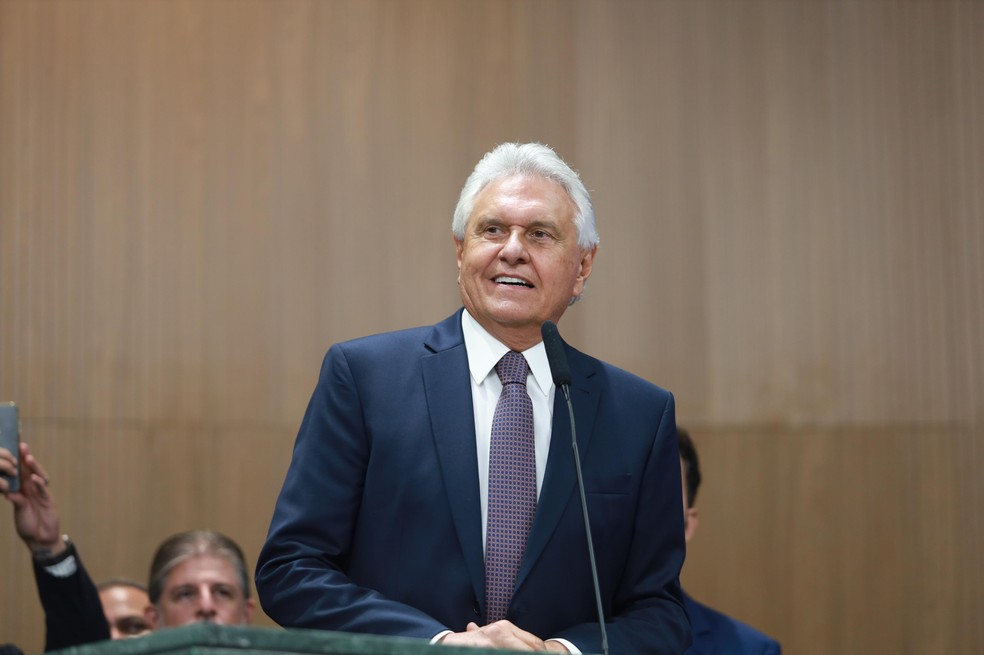 Ronaldo Caiado em evento político