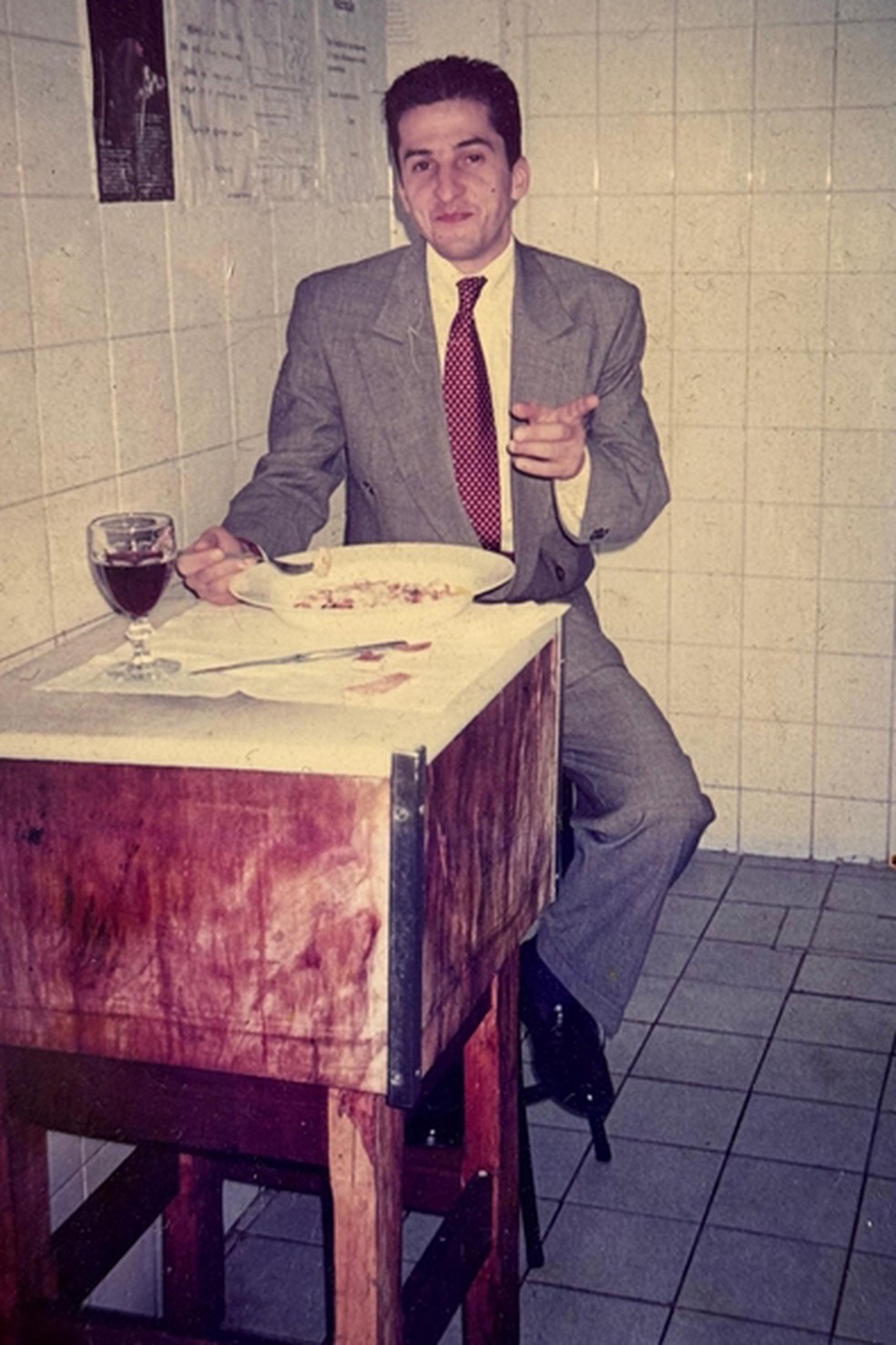 Trevisani quando era gerente do Gero - Foto: Arquivo pessoal