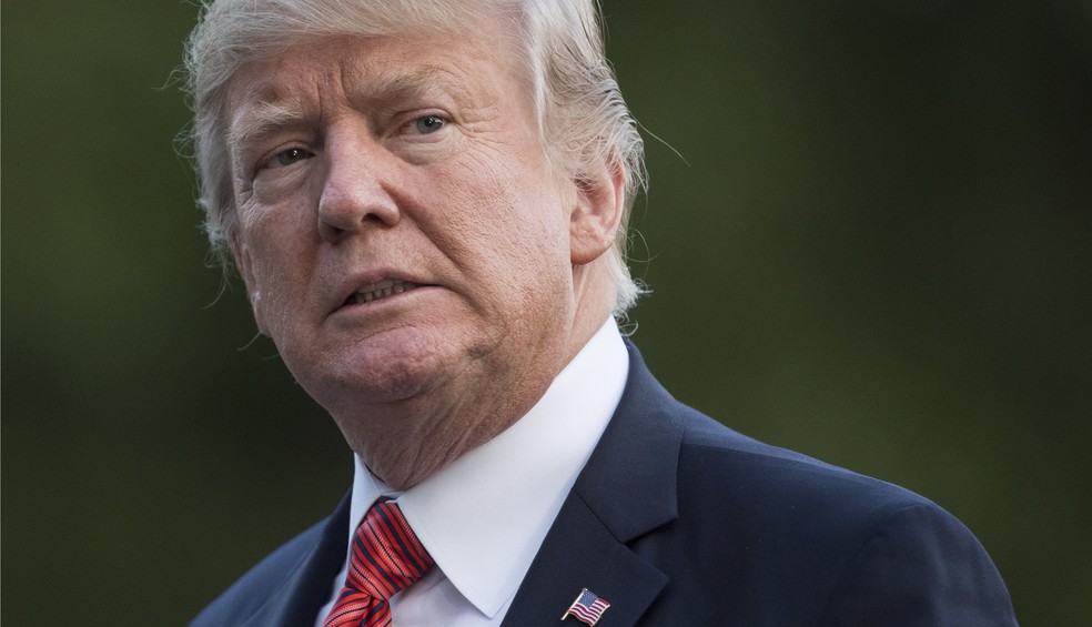 Trump “desorganizou a ordem constitucional e trouxe caos para a economia americana”, afirmou o grupo de 12 Estados americanos, que inclui, entre outros, Nova York, Illinois e Arizona, na queixa formal. — Foto: Bloomberg