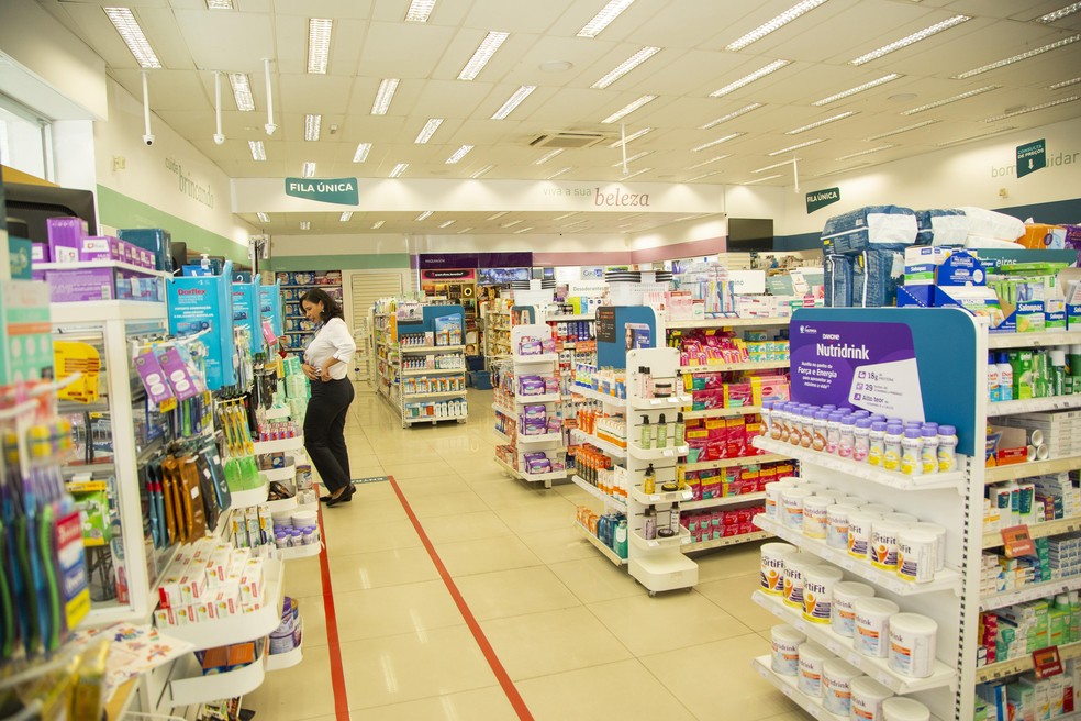 Loja da Drogasil, da RD Saúde — Foto: Gabriel Monteiro/Agência O Globo