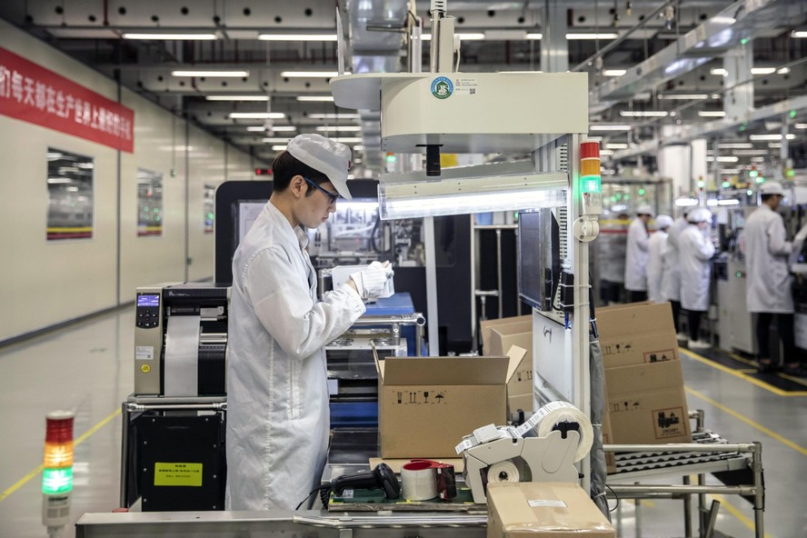 Fábrica da chinesa Huawei