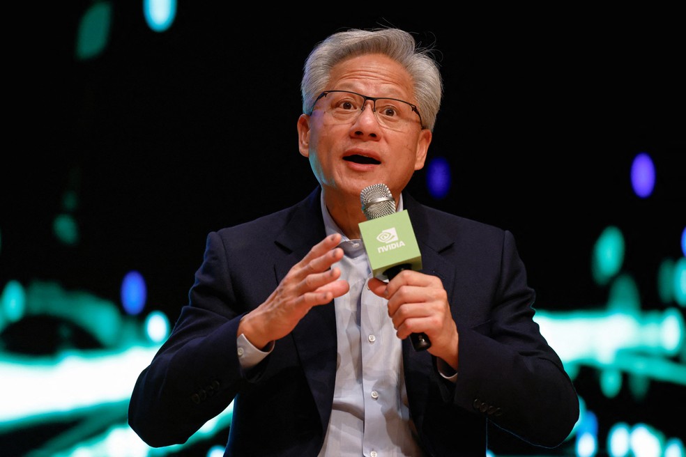 Jensen Huang , CEO da Nvidia — Foto: Reuters/Kim Soo-hyeon