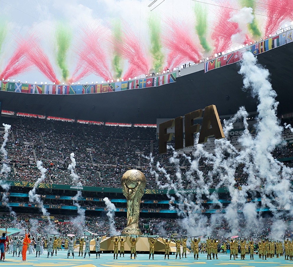 Começa a festa da Copa
