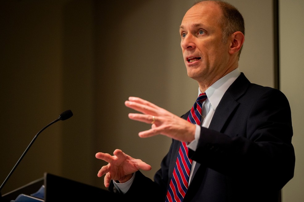 Austan Goolsbee, presidente do Fed Chicago — Foto: Vincent Alban/Bloomberg