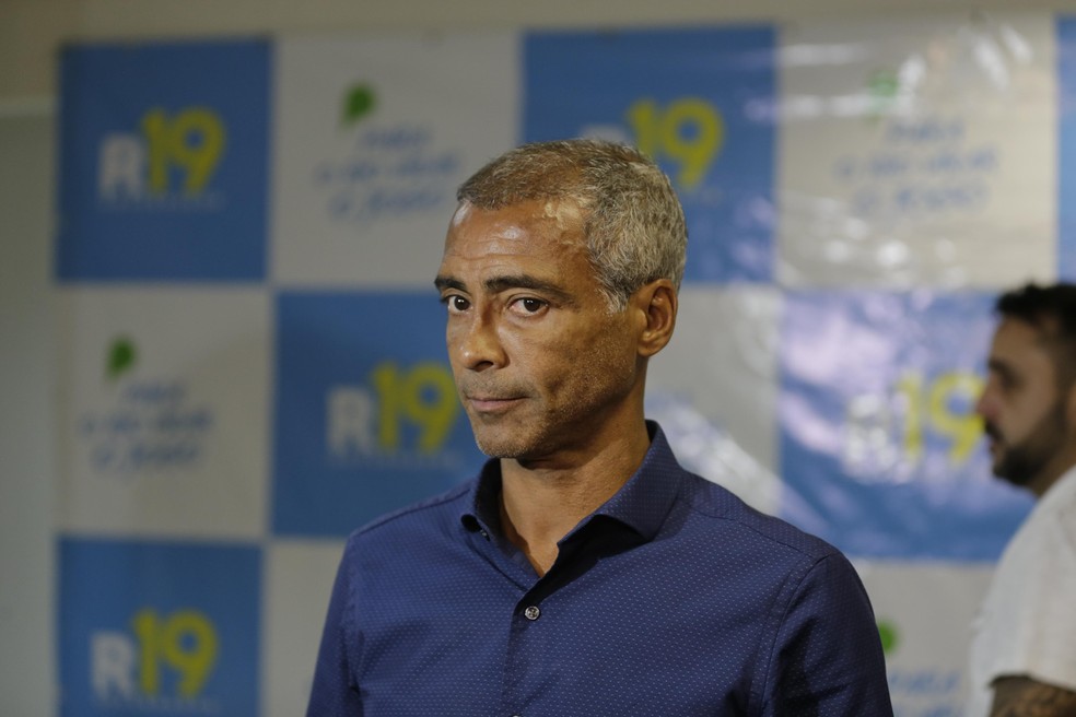 Romário (PL), senador pelo Rio que tenta a reeleição — Foto: Alexandre Cassiano/Agência O Globo