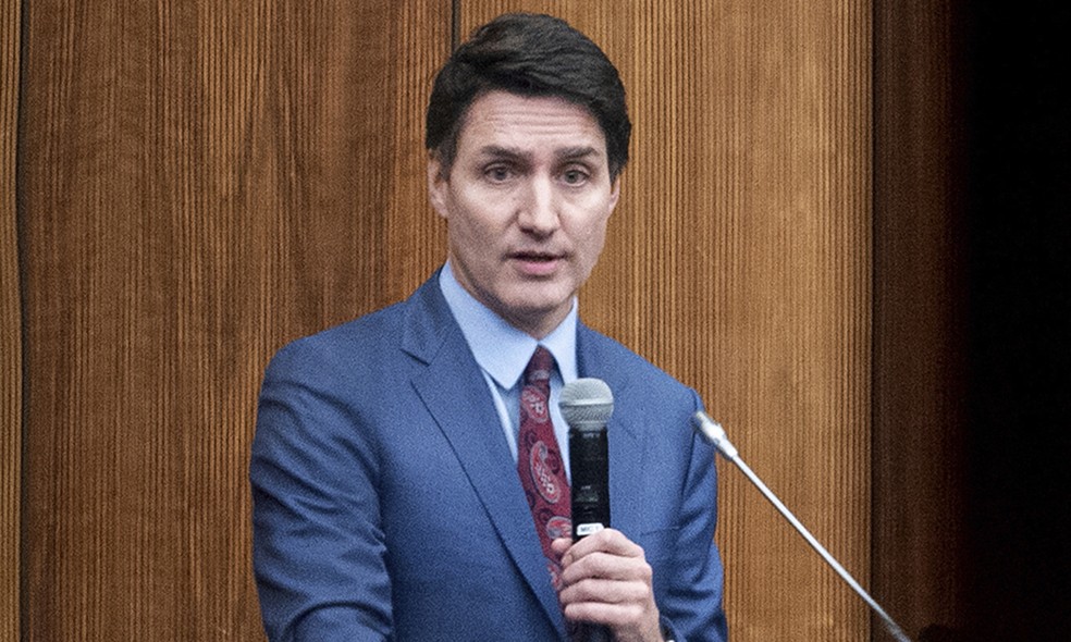Primeiro-ministro do Canadá, Justin Trudeau — Foto: Spencer Colby/The Canadian Press via AP