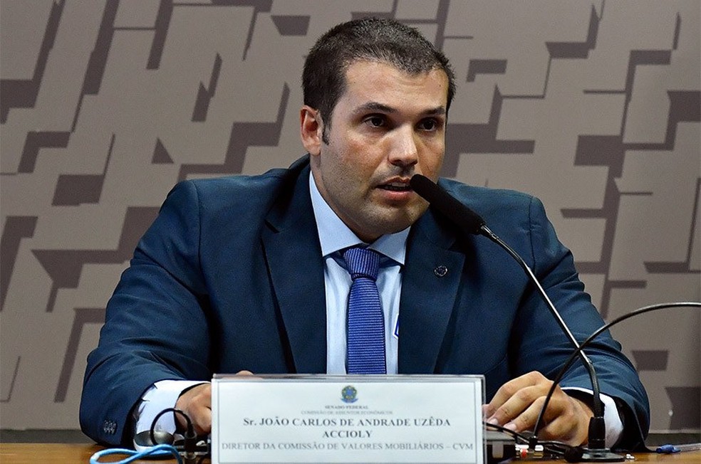João Accioly, presidente interino da Comissão de Valores Mobiliários (CVM) — Foto: Geraldo Magela/Agência Senado