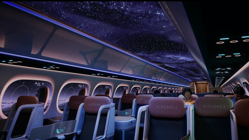 Há planos de integração das cabines nas aeronaves movidas a hidrogênio que já estão em desenvolvimento — Foto: Divulgação/Airbus