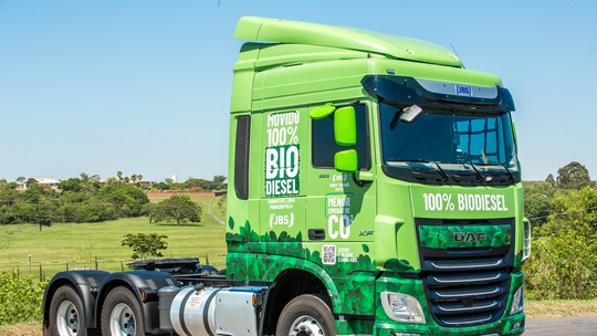 Teste revela que biodiesel 100% (B100) tem rendimento equivalente ao diesel fóssil Teste revela que biodiesel 100% (B100) tem rendimento equivalente ao diesel fóssil