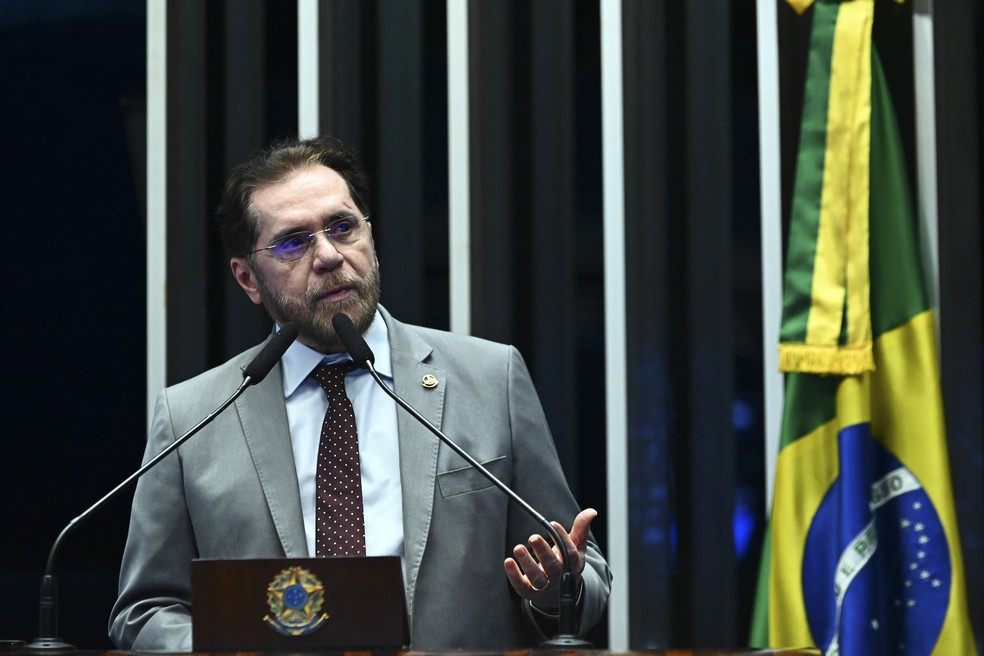 Senador Plínio Valério (PSDB-AM) — Foto: Andressa Anholete/Agência Senado