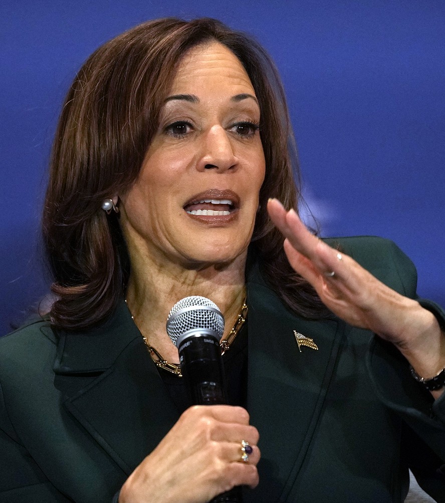 FT: Kamala Harris consegue liderança inesperada em pesquisa em Iowa ...