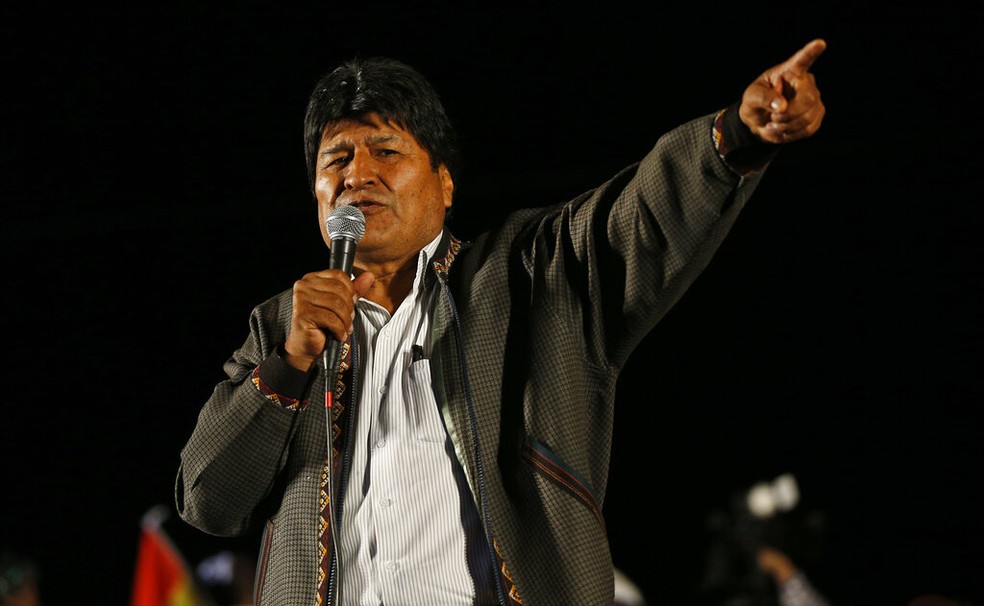 Evo Morales: líder da Bolívia renunciou no último domingo — Foto: Juan Karita/Associated Press