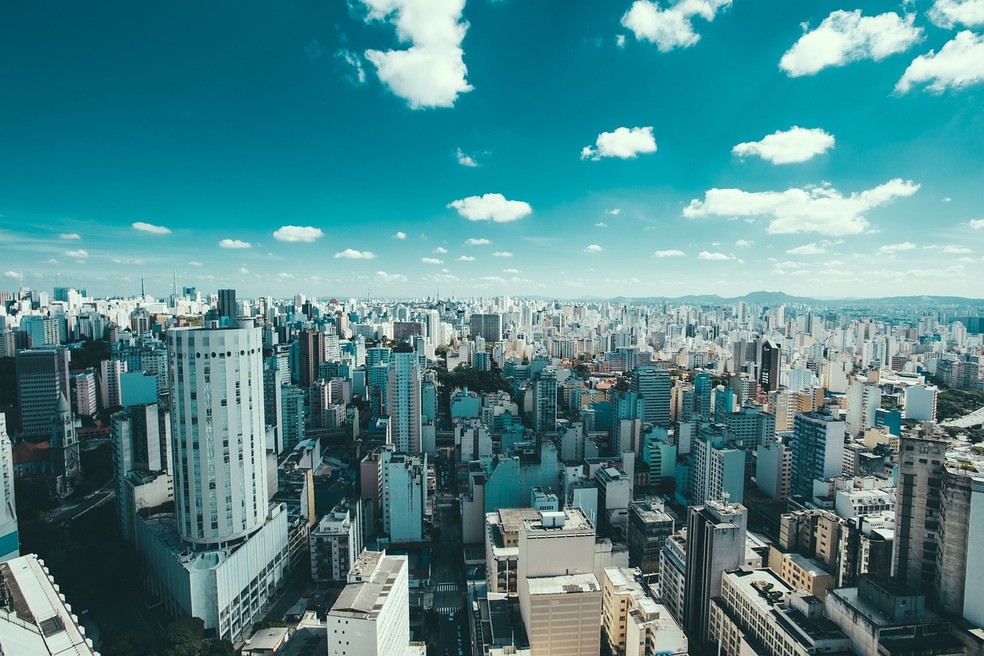 Vista da cidade de São Paulo — Foto: Pexels