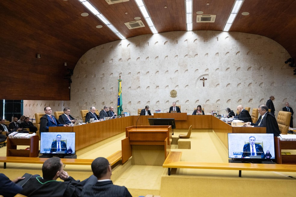 Sessão Plenária do STF — Foto: SCO/STF/Agência O Globo