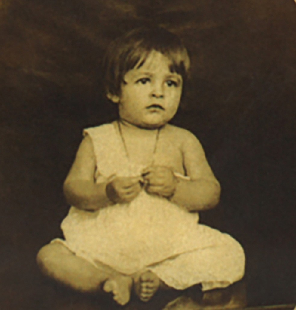 Paulo Freire com um ano de idade — Foto: Divulgação