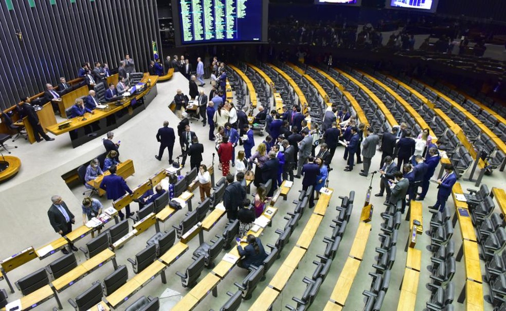 Plenário da Câmara em Brasília — Foto: Zeca Ribeiro/Câmara dos Deputados