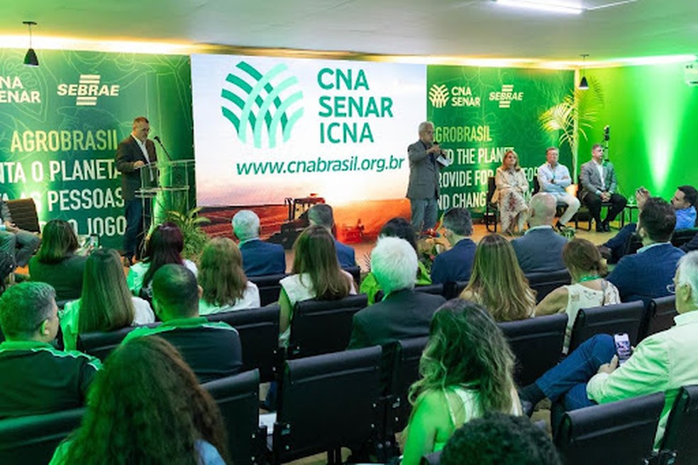 Mais de 35 painéis foram promovidos pelo Sistema CNA na Agrizone, com debates que reforçaram o compromisso do setor com a sustentabilidade — Foto: Wenderson Araujo/Trilux