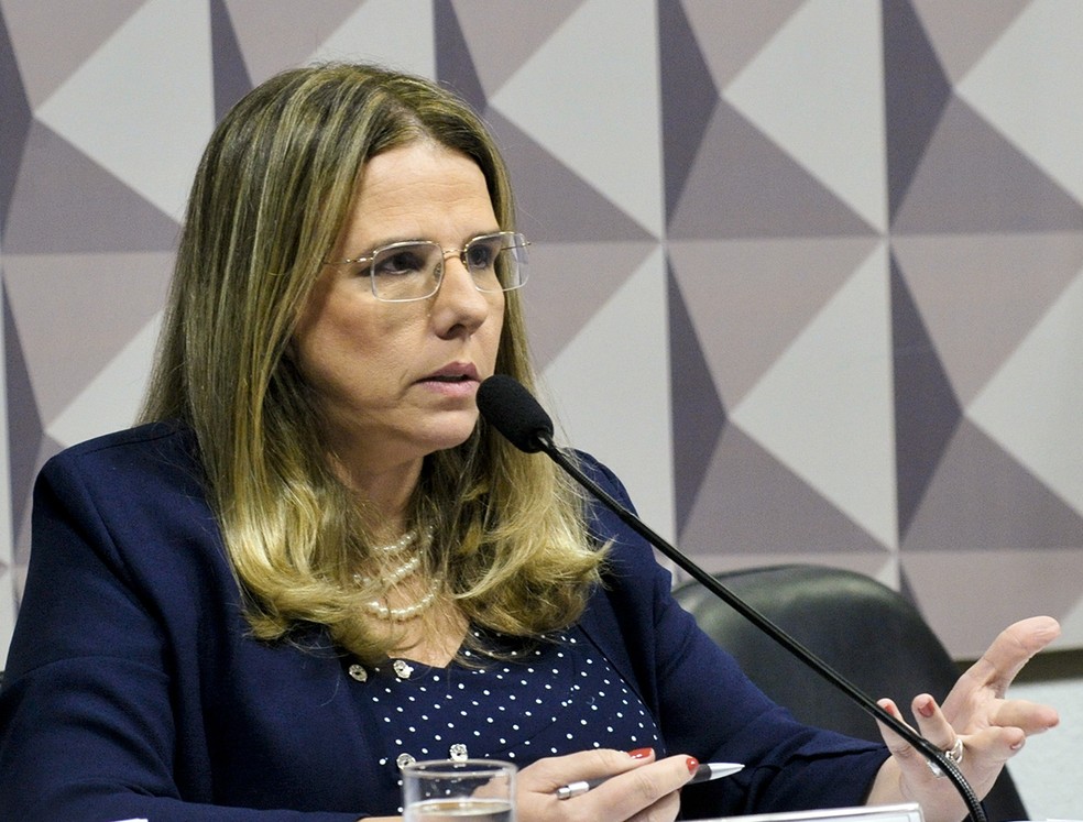 Selene Nunes: secretária de Economia de Goiás diz que artigo é necessário para financiar investimentos em infraestrutura — Foto: Geraldo Magela/Agência Senado