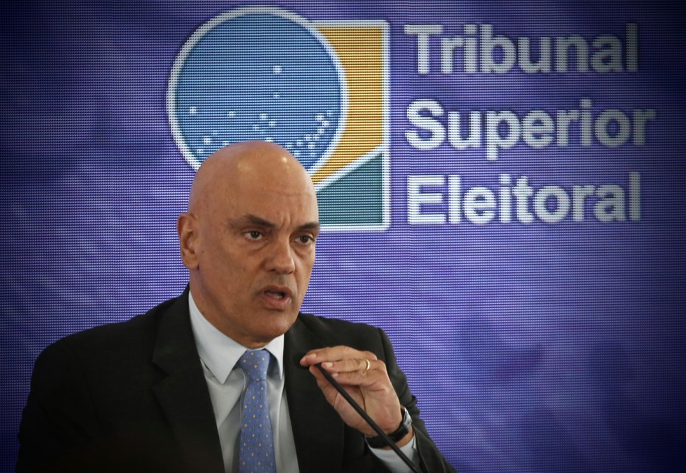 O presidente do TSE, Alexandre de Moraes — Foto: CRISTIANO MARIZ/Agência O Globo