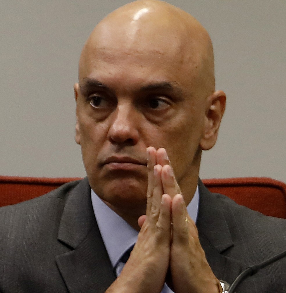O ministro do STF Alexandre de Moraes: acolhimento de ação de inconstitucionalidade teria causado “caos tributário” — Foto: Cristiano Mariz/O Globo