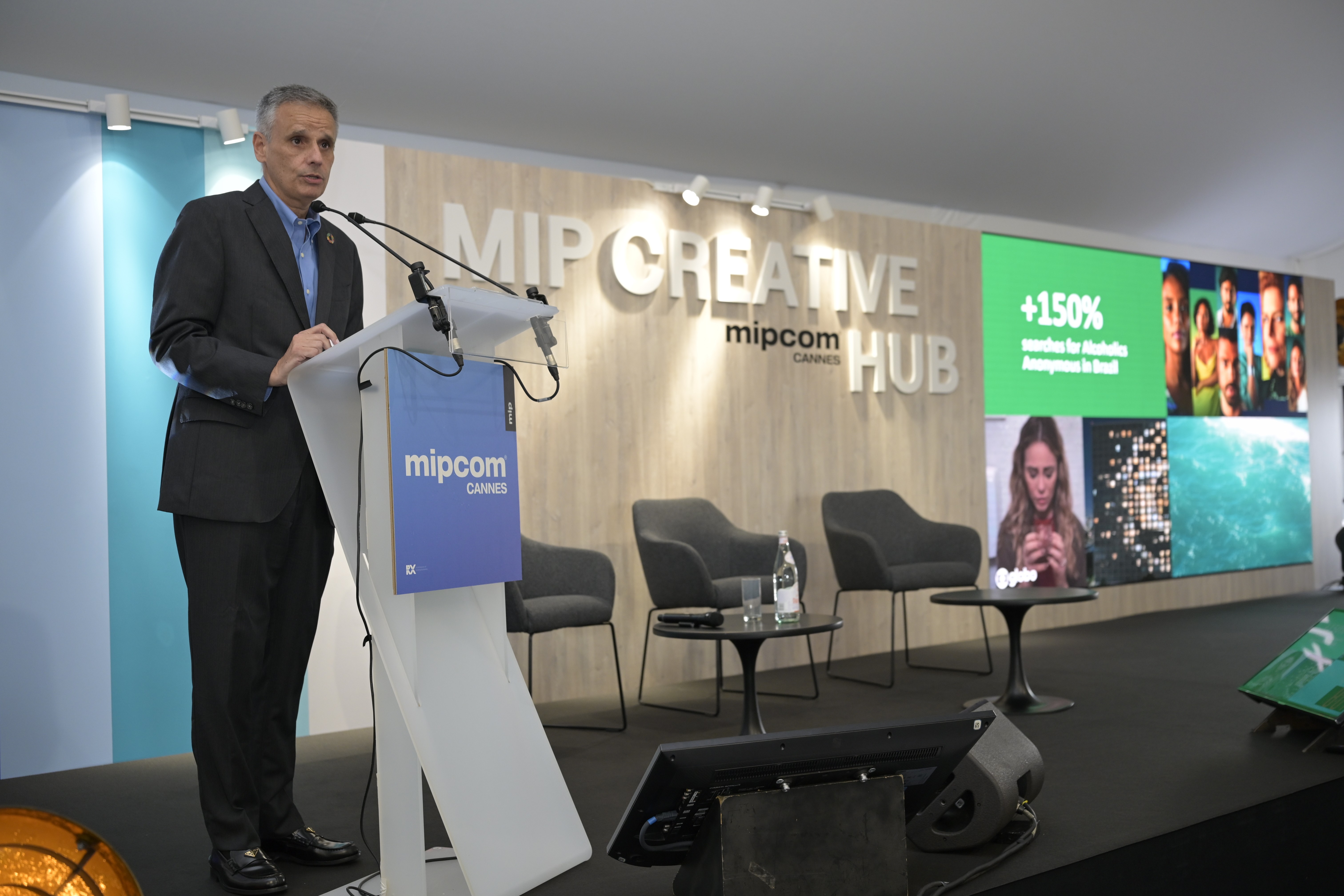 Manuel Belmar recebe em Cannes reconhecimento do Mipcom e da ONU à Agenda ESG da Globo - Foto