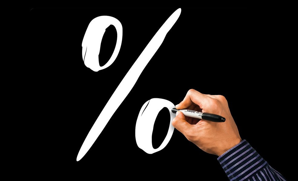 percentual porcentagem porcento juros taxas gerd altmann pixabay
