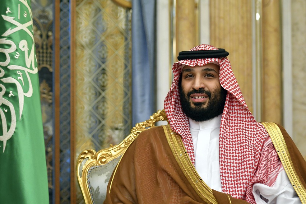 Principe herdeiro da Arábia Saudita, Mohammed bin Salman  — Foto: Mandel Ngan/AP